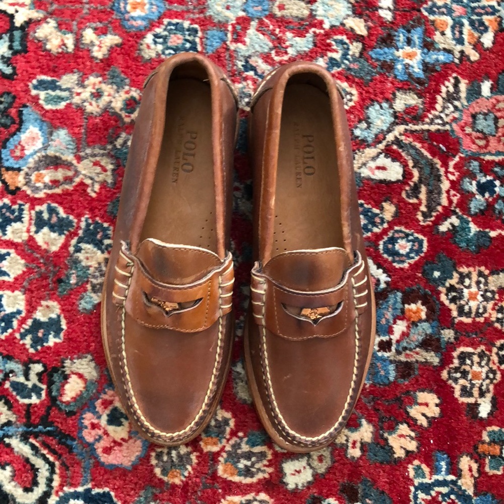 Ralph Lauren Leather Penny Loafers